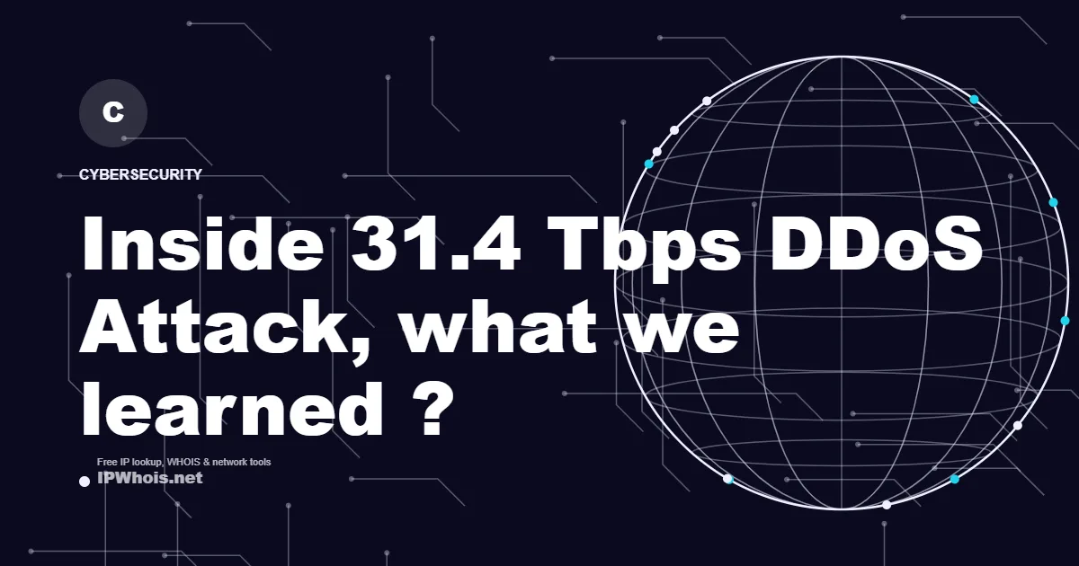 Inside the 31.4 Tbps DDoS Attack: How a 3 Million Device Botnet Almost Broke the Internet